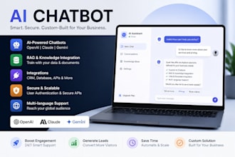 build ai chatbot website using chatgpt openai claude gemini API