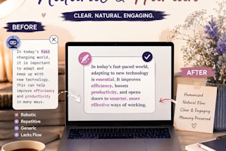 rewrite ai generated text to sound natural