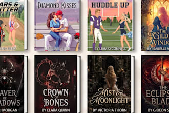 romance book cover, dark romance book cover, fantasy cover, ebook cover design