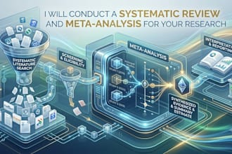 conduct a comprehensive meta analysis and systematic review