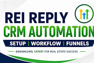 rei reply triggers reireply funnels setup workflow real estate