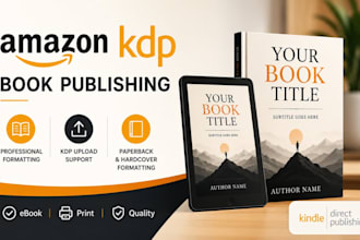 do amazon kdp book publishing, publish book on amazon, kdp formatting