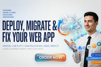 deploy vercel to netlify digitalocean, hipaa replit aws cloud lovable to shopify