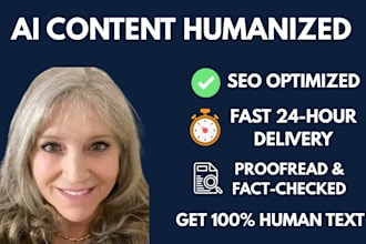 humanize ai content, edit, and optimize for SEO