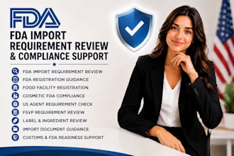 do fda registration and import requirement review for food and cosmetics