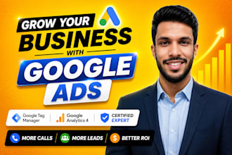 set up google ads to increase ROI for local business, sem expert