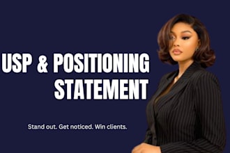 articulate your usp and brand positioning with absolute clarity