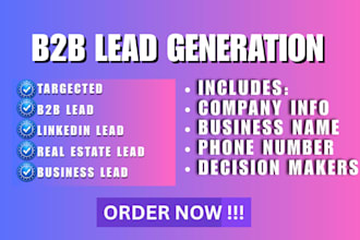 build verified leads for b2b lead generation and outreach