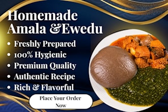cook delicious amala and ewedu