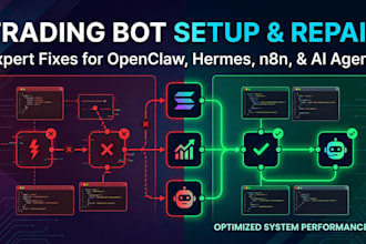 fix setup openclaw hermes trading bot claude code solana polymarket kalshi n8n