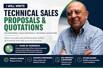 write technical sales proposals and quotations