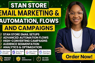 stan store email marketing, stan store automation, stan store flows and campaign