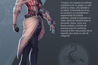 do concept design and character design