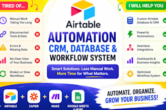 build airtable automation and custom database for your business