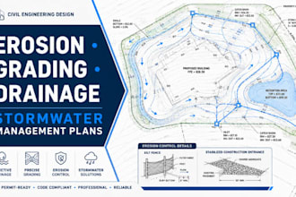 design drainage, erosion and stormwater management plan for wisconsin and texas