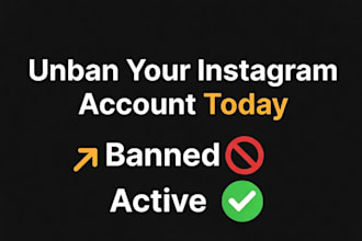 professional, restore instagram page, facebook page,ig profile unbanning issues
