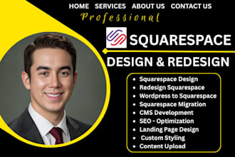 squarespace website, squarespace design redesign squarespace website, square seo