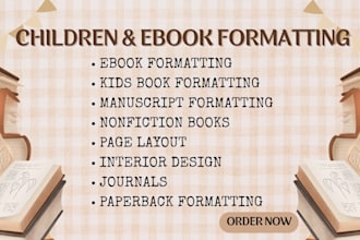 do children book formatting ebook formatting paperback format for kindle