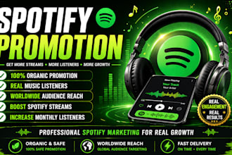run spotify music promotion for spotify track traffic standout worldwide