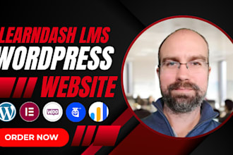develop wordpress lms website and learndash lms website design
