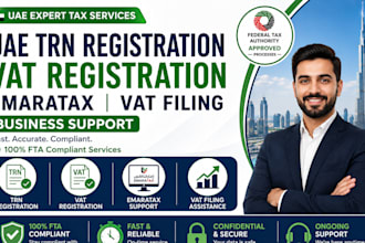 do uae trn registration emaratax vat registration vat filing business support