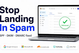 fix dns spf dkim dmarc mx cname txt records for email deliverability