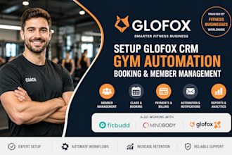 setup glofox crm gym automation booking and member management fitbudd mindbody