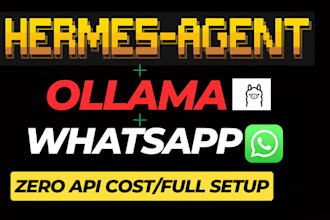 setup n8n openclaw hermes agent hetzner ollama deepseek autogen mcp whatsapp bot