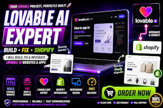 lovable ai lovable dev website lovable to shopify lovable expert fix lovable app