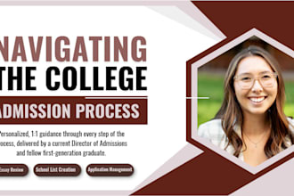 provide expert college admissions consulting as an admissions director