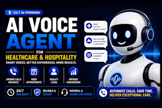 build retell ai receptionist, ai voice agent, ai calling agent for healthcare