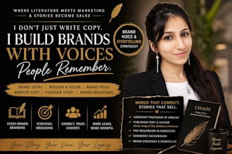 give the story of your brand that makes it personal