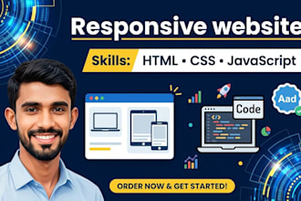 responsive website and landing page