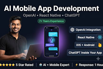 build an ai powered mobile app for android and ios
