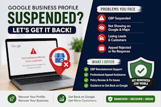 fix suspended google business profile and reinstate your gbp