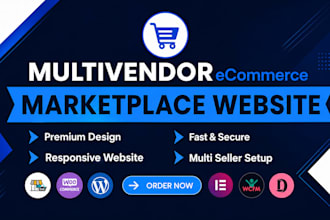 build multivendor ecommerce marketplace website multivendor website b2b wcfm SEO