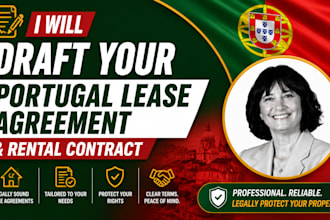 draft your portugal lease agreement and rental contract