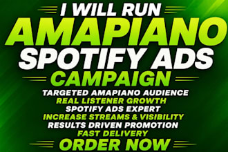 do spotify ads campaign for your amapiano music promotion