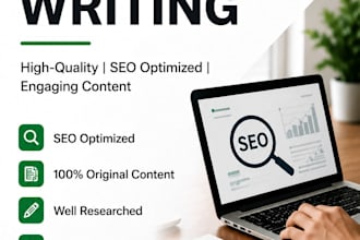 write SEO optimized ai articles and blog posts