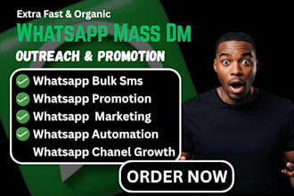 do whatsapp mass dm, bulk whatsapp message whatsapp promotion leads generation