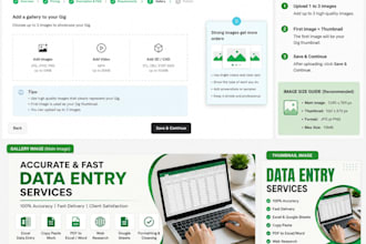 completed accurate data entry, excel to pdf conversion