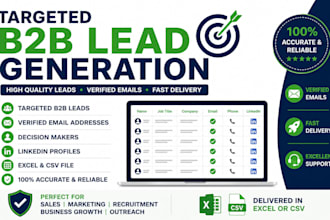 generate targeted b2b leads, prospect lists, and verified email leads