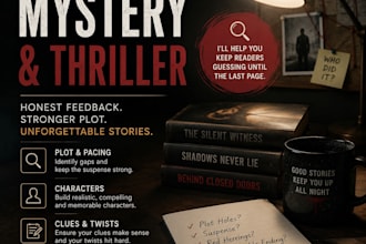 beta read your mystery or thriller novel