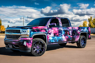 make eye catching your car and vehicle wrap design