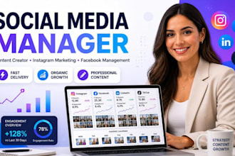 be your social media manager, content creator and instgram marketing expert