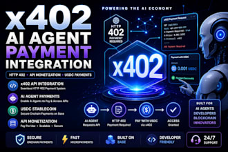 develop x402 ai agent payment API, http 402 monetization and stablecoin