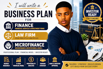 write a business plan for finance law firm microfinance institutions