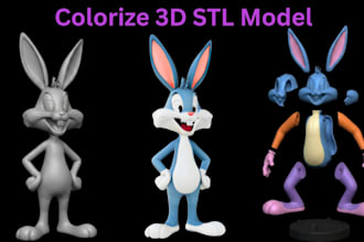 convert stl to 3mf add color, split multicolor model for 3d printing bambu lab