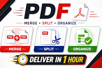 merge, split and organize PDF files professionally