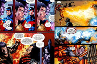 comic book illustration comic graphic novel superhero comic artist comic strip